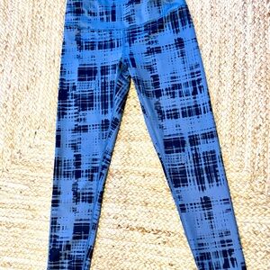 Zella Women’s (M) Blue Plaid Leggings